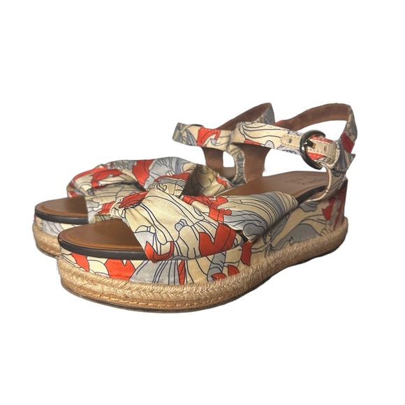 Naturalizer Platform Floral Sandals Size 9 - Picture 4 of 12